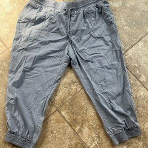 Cargo Joggers in 2X. Grey.